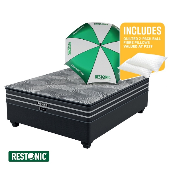Picture of Restonic Coral 152cm Queen firm base set +Umbrella + pillow