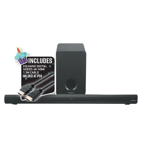 Picture of Volkano 2.1CH Soundbar Hypersonic+HDMI CABLE