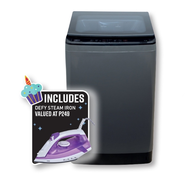 Picture of Defy Washing Machine Top Loader 14Kg Grey DTL160+IRON