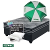 Picture of RESTONIC CORAL 152CM FIRM B/SET + UMBRELLA+pillows