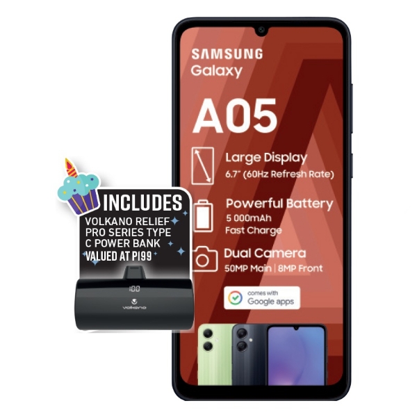 Picture of Samsung Cellphone A05 SM A055F+POWER BANK