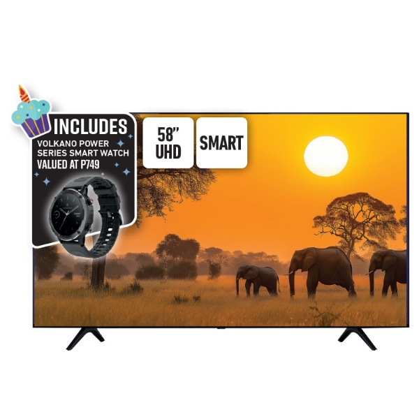 Picture of Hisense 58" 4K UHD Smart TV 58A6G+smart watch