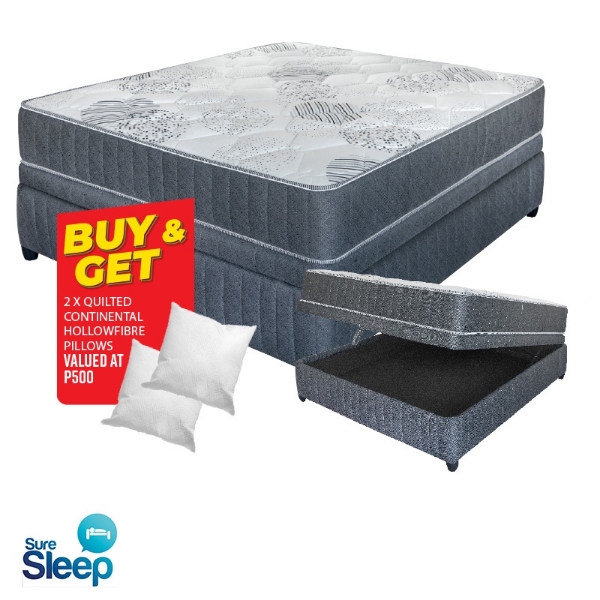 Picture of SureSleep Madison Storage 152cm Queen Firm B/set+pillow