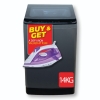 Picture of Defy Washing Machine Top Loader 14Kg Grey DTL160+IRON