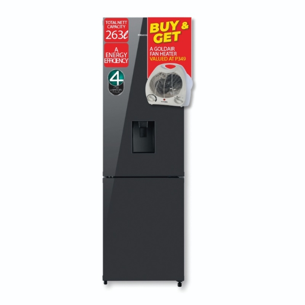 Picture of Hisense Fridge/Freezer 263Lt +W/D H370BMIB WD+heater