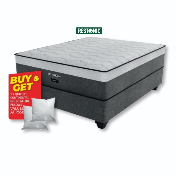 Picture of Restonic Remedy 152cm Queen Firm Base Set+PILLOWS