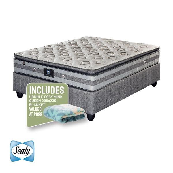 Picture of SEALY MACKENZIE 152CM MEDIUM B/SET +BLANKET