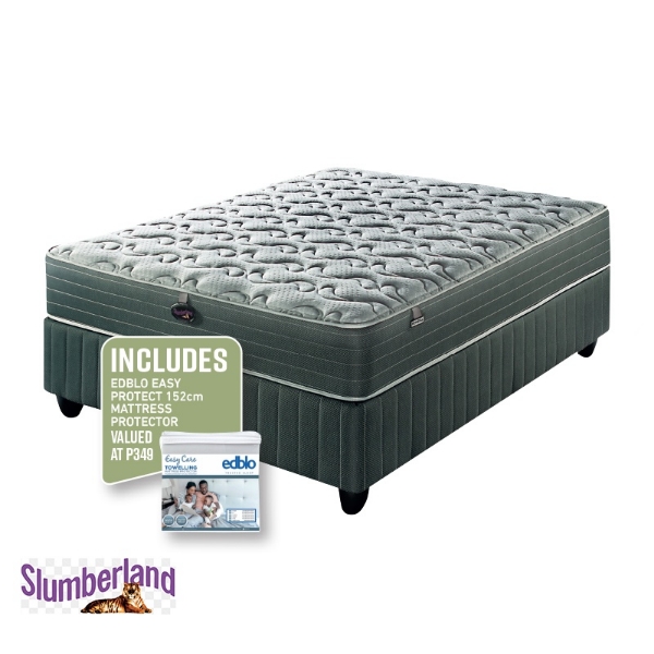 Picture of SLUMBERLAND CASPIAN 152CM FIRM B/SET +MATTRESS PROTECTOR