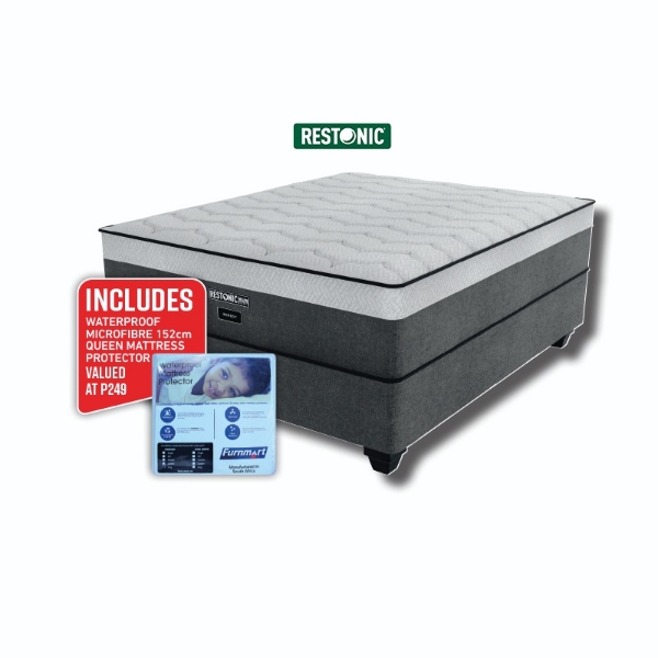 Picture of Restonic Remedy 152cm Queen Firm Base Set+ MATTRESS PROTECTO