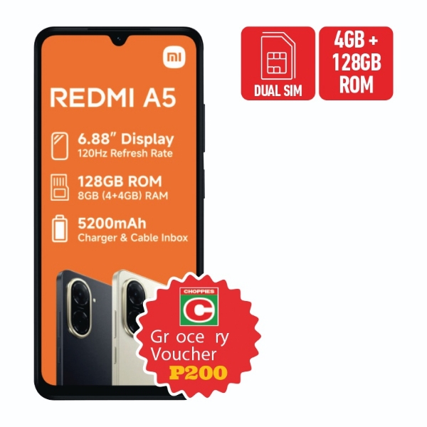 Picture of Xiaomi REDMI A5 4GB 128GB Memory+P200 VOUCHER