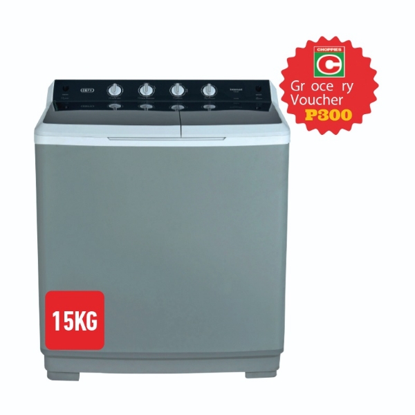 Picture of Defy Washing Machine Twin Tub 15Kg Met DTT151+P500 VOUCHER