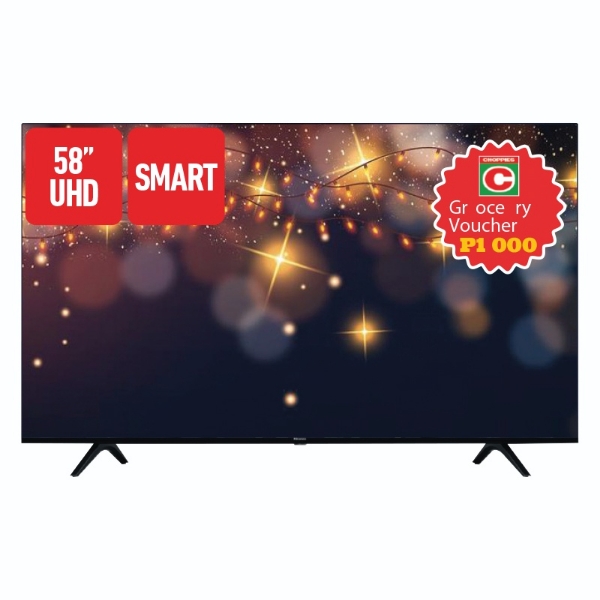 Picture of Hisense 58" 4K UHD Smart TV 58A6G+P1000 VOUCHER