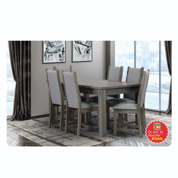 Picture of Ceaser 7Pce Dining Room Suite+P500 VOUCHER