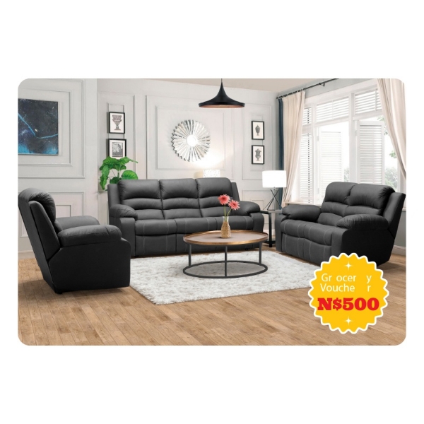 Picture of Kenton 3Pce Static Lounge Suite+P500 VOUCHER