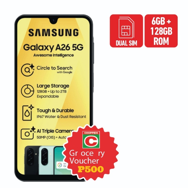 Picture of Samsung Galaxy A26 5G 128GB DS+P500 VOUCHER