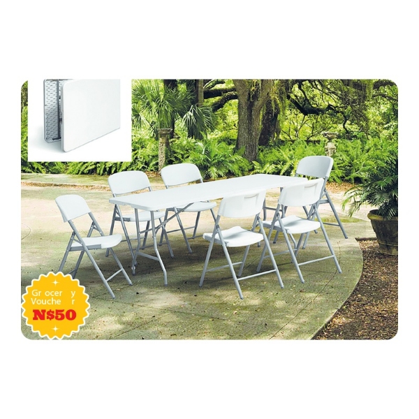 Picture of Folding White Chair+P50 VOUCHER