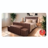 Picture of Hampton 152cm Queen Bed + Blanket Box & 2 Ottomans+P500 VOUC