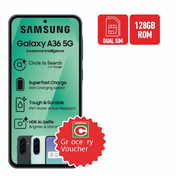 Picture of Samsung Galaxy A36 5G 128GB DS+P500 VOUCHER