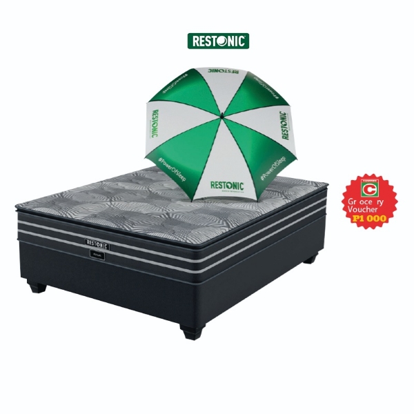 Picture of RESTONIC CORAL 152CM FIRM B/SET + UMBRELLA+P1000 VOUCHER