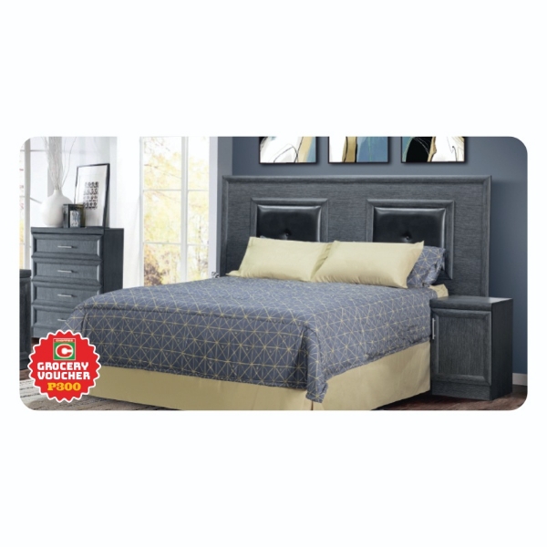 Picture of Juliet 3Pce Bedroom Suite   Grey+P300 VOUCHER