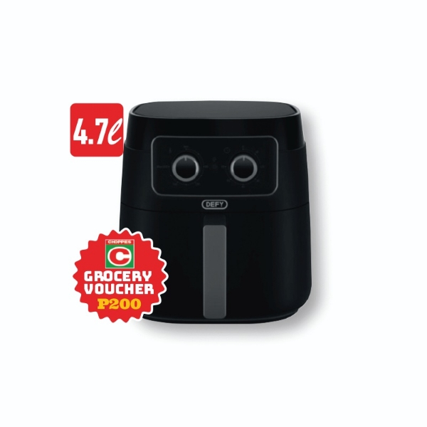 Picture of Defy Air Fryer 4.7Lt 1500W Manual   DAF2340MB/MBG+P200 VOUCH
