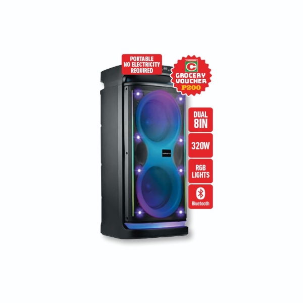 Picture of Volkano Party Speaker 8" Bluetooth 320W VK 3140BK+P200 VOUCH