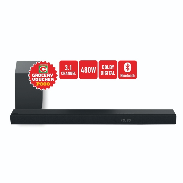 Picture of Hisense 3.1CH 480W Soundbar HS3100+P300 VOUCHER