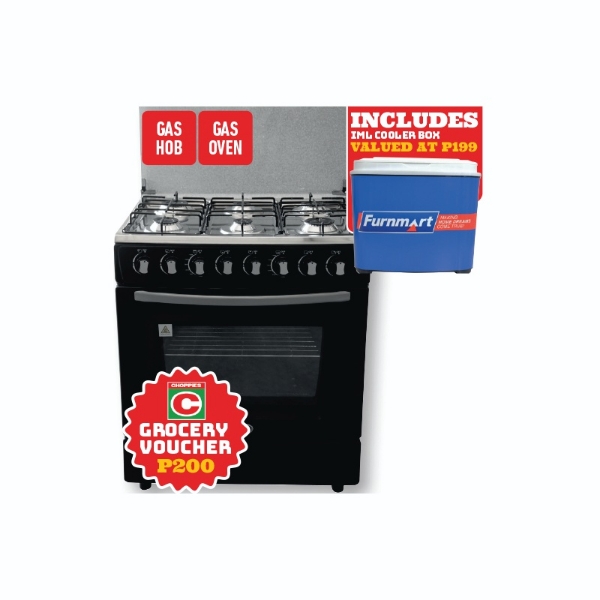 Picture of Totai FM Classic 6 Burner Gas Stove GSK76B+COOLER BOX+P400VC