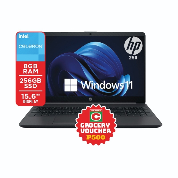Picture of HP Notebook 250 G10 Intel Cel 8GB/GB SSD W11H+P500 VOUCHER