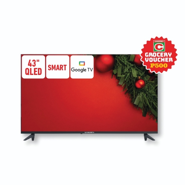 Picture of SKYWORTH 43'' QLED 2K Google Tv 43E5520H+P500 VOUCHER