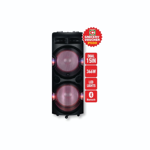 Picture of Volkano Spitfire Dual 15" PartySpeaker VK 3902 D15+P500 VOU