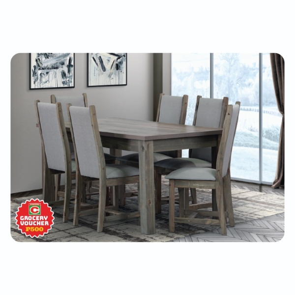 Picture of Ceaser 7Pce Dining Room Suite+P500 VOUCHER