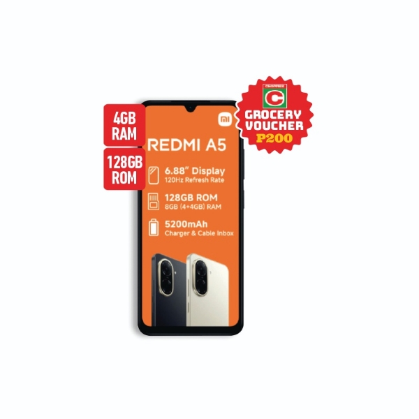 Picture of Xiaomi REDMI A5 4GB 128GB Memory+P200 VOUCHER
