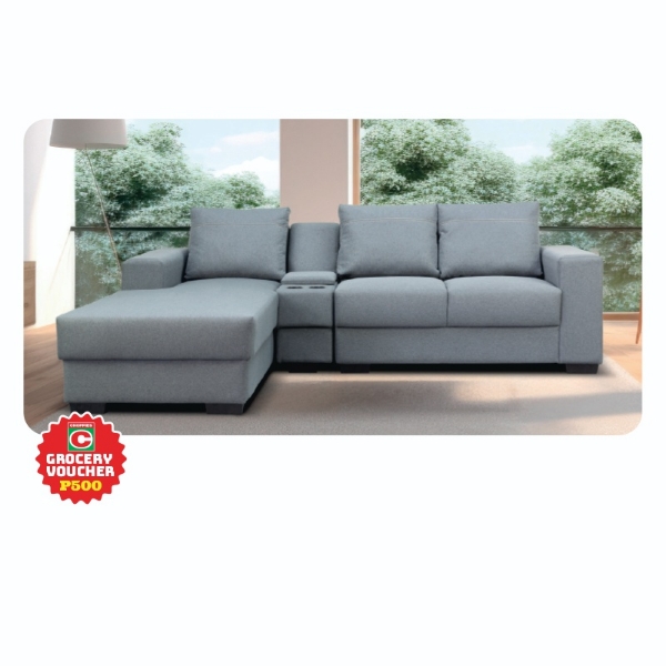 Picture of Lugano 3 Piece Chaise Lounge Suite with Console+P500 VOUCHER