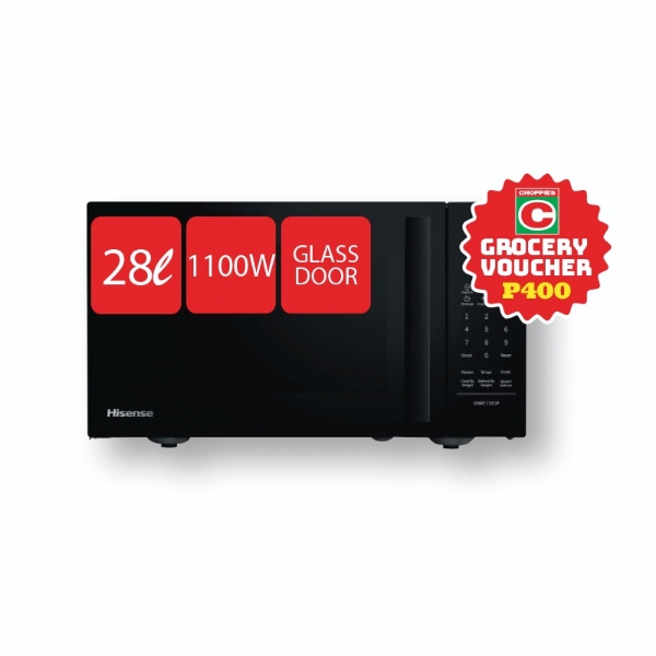 Picture of Hisense 28Lt 800W Microwave H28MOBS17 Black+P400