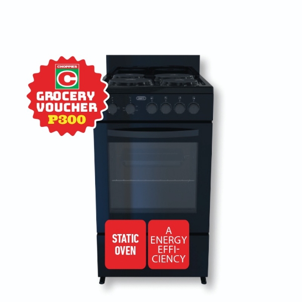 Picture of Defy Compact Freestanding 4 Plate Stove DSS554+P300 VOUCHER