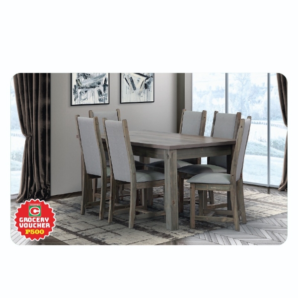 Picture of Ceaser 7Pce Dining Room Suite+P500 VOUCHER