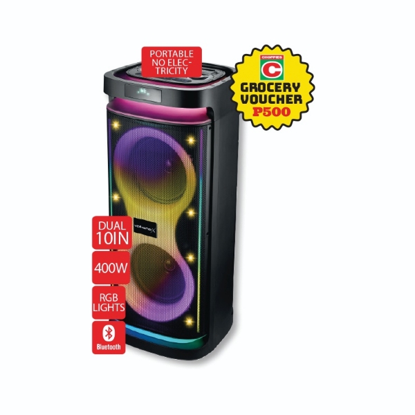 Picture of Volkano X Party Speaker Titan Dual 10" VKX 3907 D10+P500 VOU