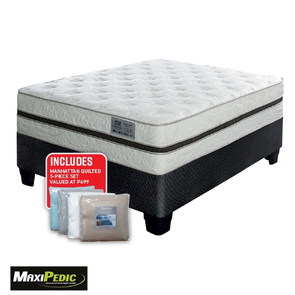 Picture of Maxipedic Healthy Sleep 152cm Queen Plush Base Set+quilted
