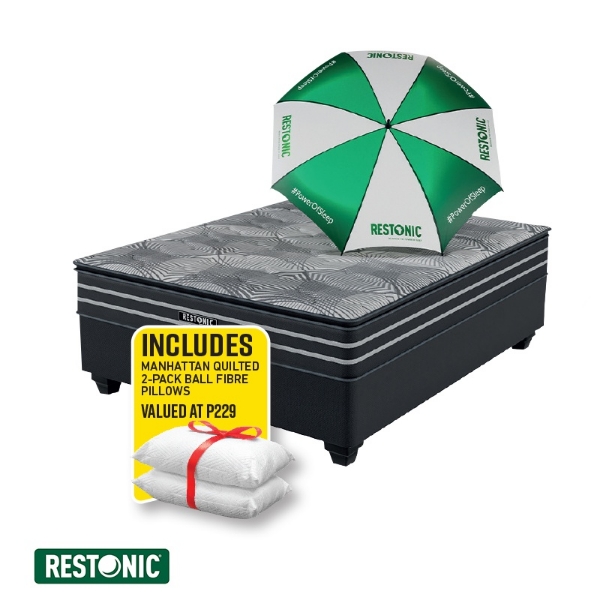 Picture of Restonic Coral 152cm Queen Firm Base Set +Umbrella