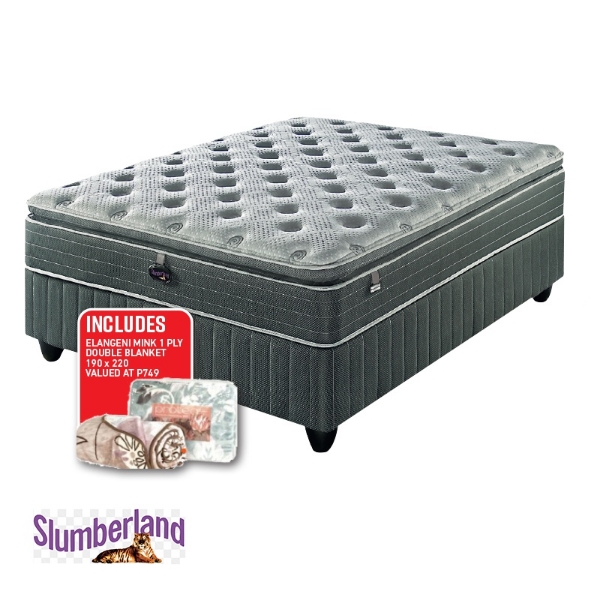 Picture of Slumberland Phantom 152cm Queen Medium Base Set+blanket