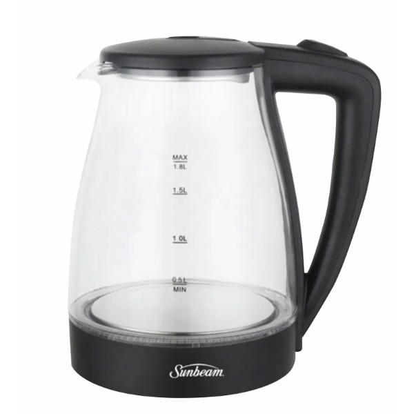 Picture of SUNBEAM 1.8LT 1800W CORDLESS GLASS KETTLE SGK-8827