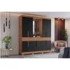 Picture of Hannah 10 Door, 3 Drawer Robe with Mirror