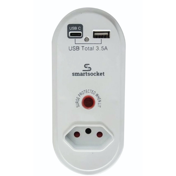 Picture of SMARTSOCKET ADAPTOR 3.5 AMP USB & POWER 3.5 AMP SM007