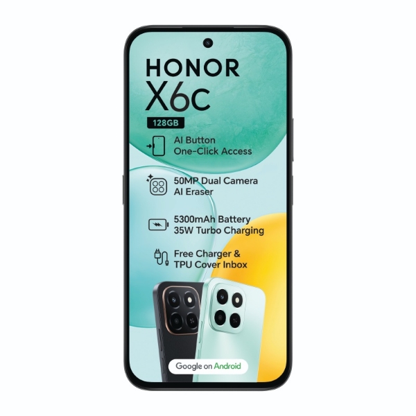 Picture of Honor Cellphone X6C 6GB+128GB Dual Sim